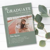 Afstuderen Magazine Fun Facts Sage Green Aankondiging