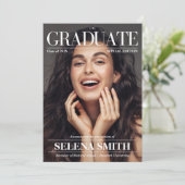 Afstuderen Magazine Hoesje Foto Aankondiging (Staand voorkant)