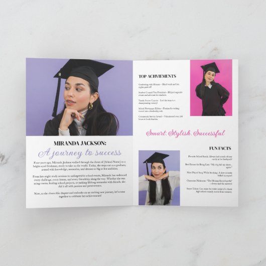 Afstuderen Magazine Uitnodiging Leuk Modern Boekje (Binnen)