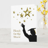 Afstuderen mannelijke sterren kaart (Gele Bloem)