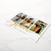 Afstuderen Manuscript 3 Foto's Afstuderen Folie Uitnodiging (Gedraaid)