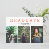 Afstuderen Manuscript Drie Foto's Koraal Kaart (Staand voorkant)