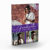 Afstuderen Manuscript op Paarse Collage Fotoblokken (Links)