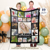 Afstuderen Manuscript Typografie 19 Foto Collage B Fleece Deken