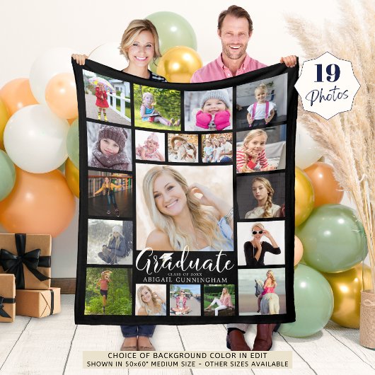 Afstuderen Manuscript Typografie 19 Foto Collage B Fleece Deken