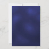 Afstuderen marineblauw wit eenvoudige luxe 2024 kaart (Achterkant)