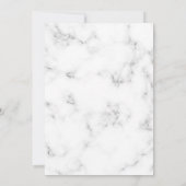 Afstuderen marmer Roos Gold Foto roze script Aankondiging (Achterkant)