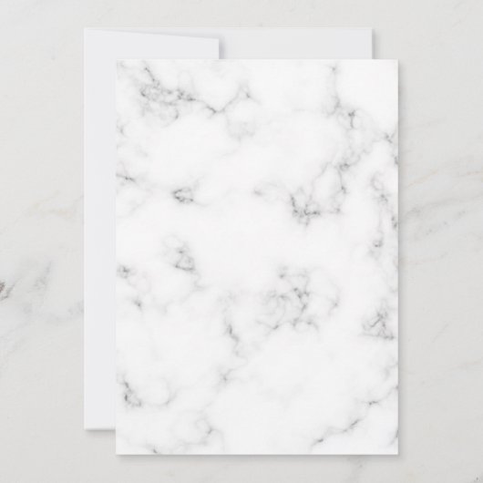 Afstuderen marmer Roos Gold Foto roze script Aankondiging (Achterkant)