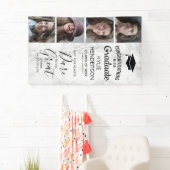 Afstuderen Marmeren Foto 2025 Klasse Jaar Spandoek (Insitu)