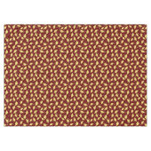 Afstuderen Maroon en gouden Petten in de lucht Tafelkleed (Voorkant (Horizontaal))