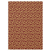 Afstuderen Maroon en gouden Petten in de lucht Tafelkleed (Voorkant)