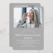 Afstuderen MBA Photo Afstuderen Kaart (Voorkant / Achterkant)
