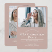 Afstuderen MBA Photo Afstuderen Kaart (Voorkant / Achterkant)