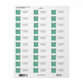 Afstuderen medicijnen arts etiket (Full Sheet)