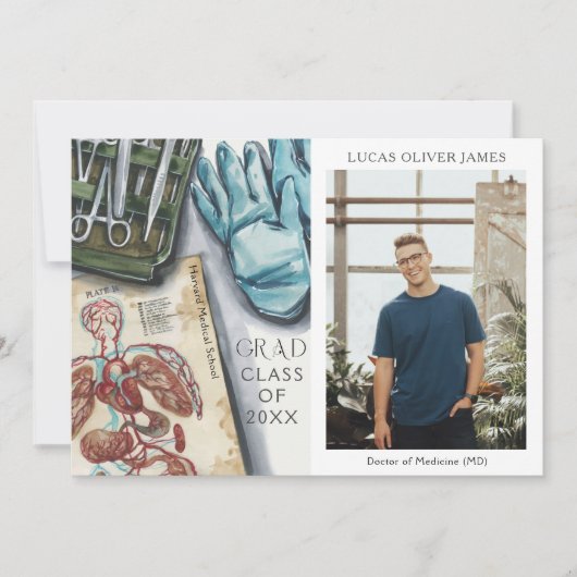 Afstuderen Medisch Dokter Geneeskunde Gezondheid (Voorkant)