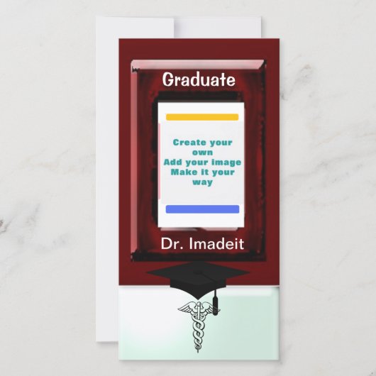 Afstuderen Medische School Aankondiging (Voorkant)