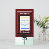 Afstuderen Medische School Aankondiging (Staand voorkant)