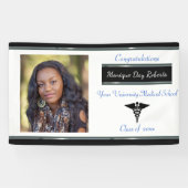 Afstuderen, Medische School, Douanefoto, Spandoek (Horizontaal)