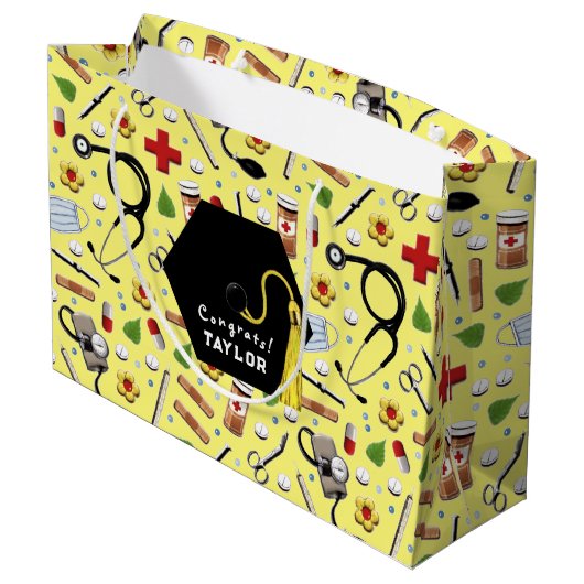 Afstuderen Medische School Groot Cadeauzakje (Achterkant Gekanteld)