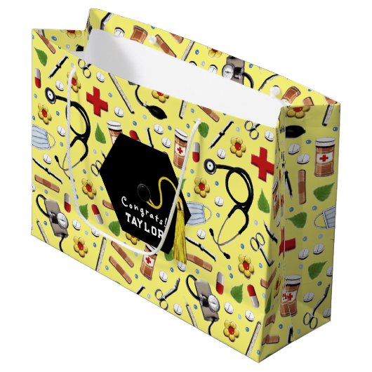 Afstuderen Medische School Groot Cadeauzakje (Voorkant Gekanteld)