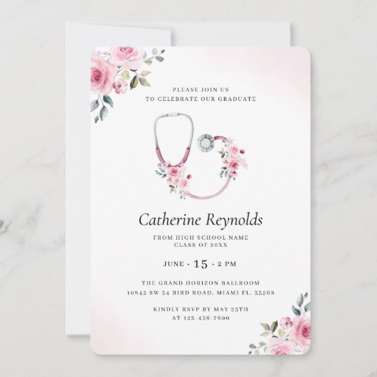 Afstuderen Medische School Kaart (Voorkant)