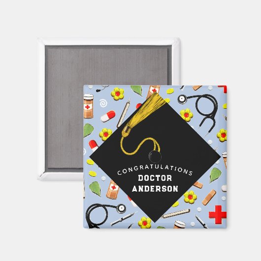 Afstuderen Medische school Magneet (Voorkant / Achterkant)