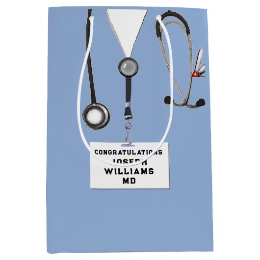 Afstuderen Medische School Medium Cadeauzakje (Voorkant)