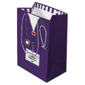 Afstuderen Medische School Medium Cadeauzakje (Achterkant Gekanteld)