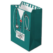 Afstuderen Medische School Medium Cadeauzakje (Achterkant Gekanteld)