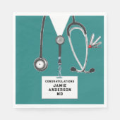Afstuderen Medische School Napkins Servet (Voorkant)