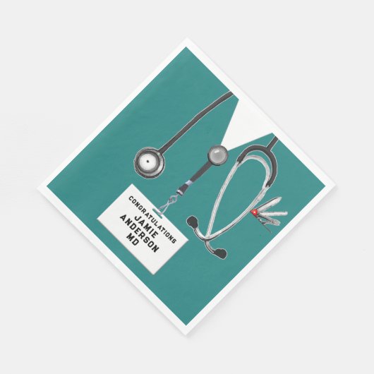 Afstuderen Medische School Napkins Servet (Hoek)