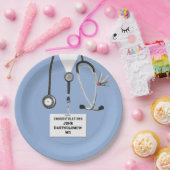 Afstuderen Medische School Papieren Bordje (Feest)