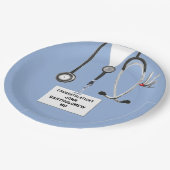 Afstuderen Medische School Papieren Bordje (Gekanteld)