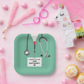 Afstuderen Medische School Papieren Bordje (Feest)