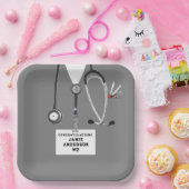 Afstuderen Medische School Papieren Bordje (Feest)