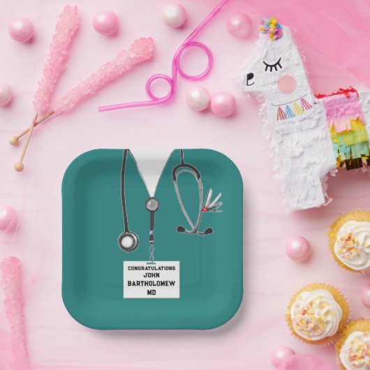 Afstuderen Medische School Papieren Bordje (Feest)