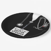 Afstuderen Medische School Papieren Bordje (Gekanteld)