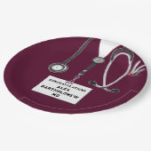 Afstuderen Medische School Papieren Bordje (Gekanteld)