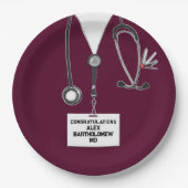 Afstuderen Medische School Papieren Bordje (Voorkant)