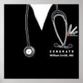 Afstuderen Medische School Poster (Voorkant)