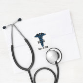 Afstuderen Medische School Ronde Sticker