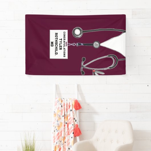 Afstuderen Medische School Spandoek (Insitu)