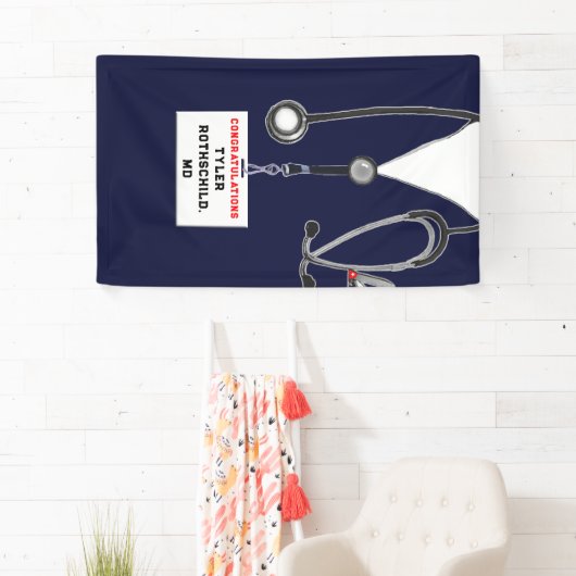 Afstuderen Medische School Spandoek (Insitu)