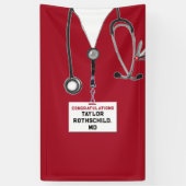 Afstuderen Medische School Spandoek (Verticaal)