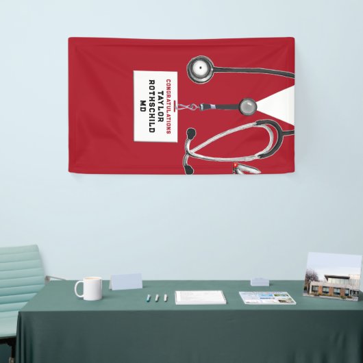 Afstuderen Medische School Spandoek (Beurs)
