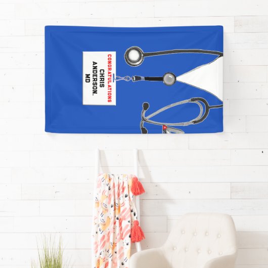 Afstuderen Medische School Spandoek (Insitu)