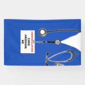 Afstuderen Medische School Spandoek (Horizontaal)