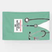 Afstuderen Medische School Spandoek (Horizontaal)