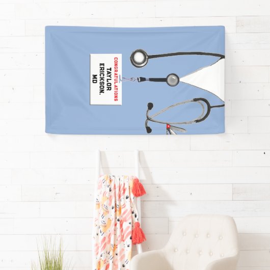 Afstuderen Medische School Spandoek (Insitu)