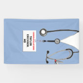 Afstuderen Medische School Spandoek (Horizontaal)